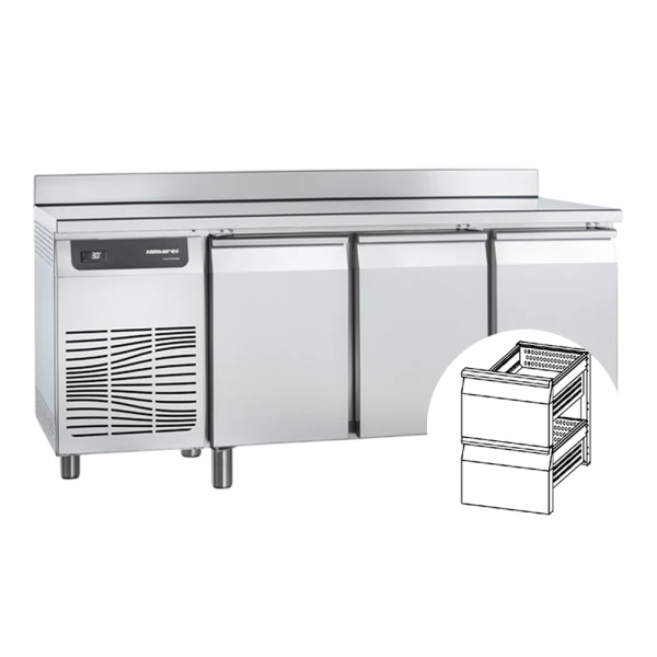 Samaref Холодильний стіл з 6 шухлядами TG3 P PA TN + CAS 1212 G M image